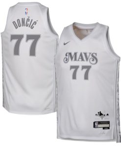 Luka Don?i? Dallas Mavericks Nike Youth 2024/25 Swingman Player Jersey - City Edition - White