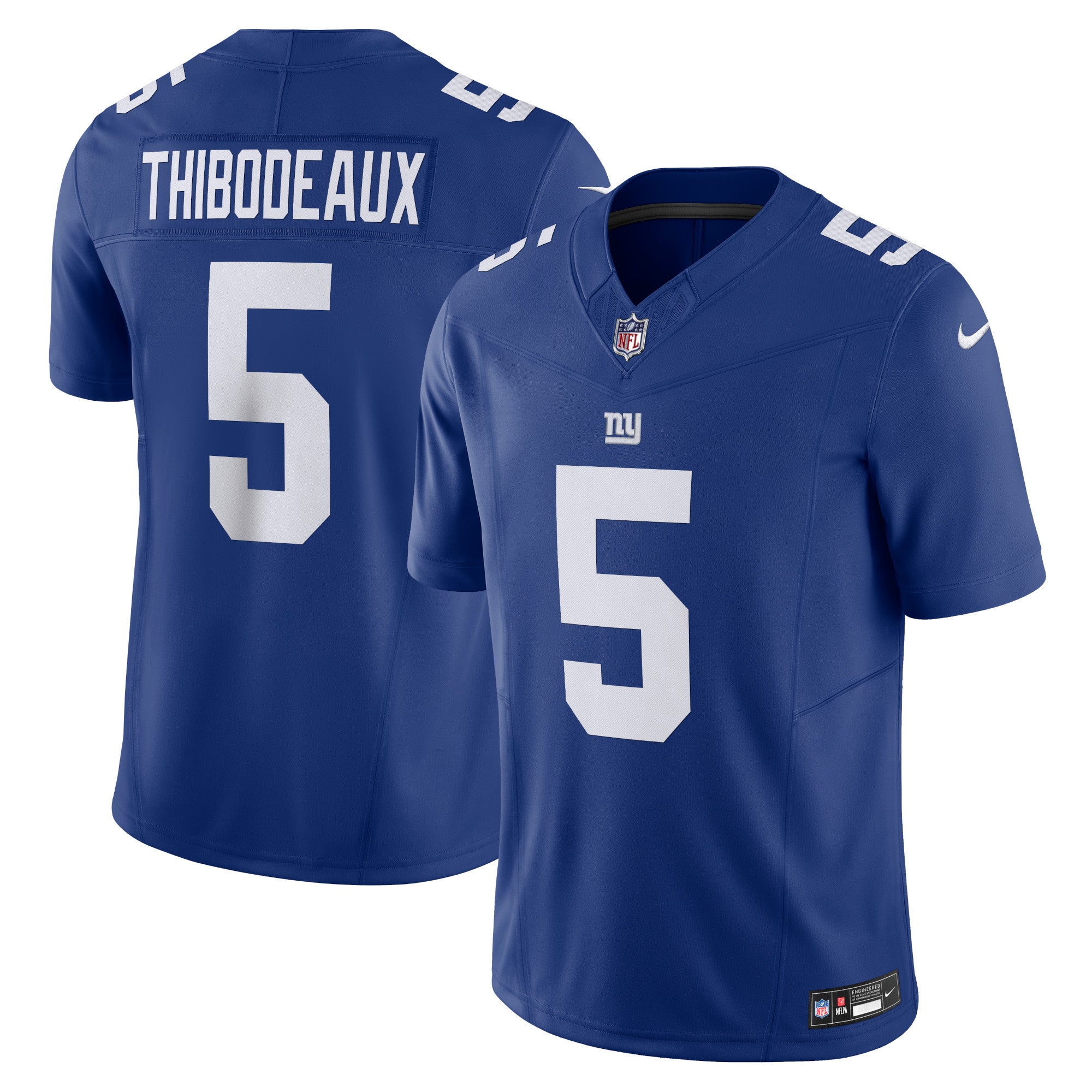Kayvon Thibodeaux New York Giants Nike Vapor F.U.S.E. Limited Jersey - White/Royal - Image 6