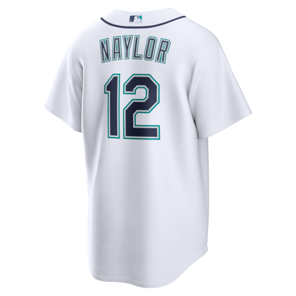 Josh Naylor Seattle Mariners Nike Home Replica Jersey - White - Image 3