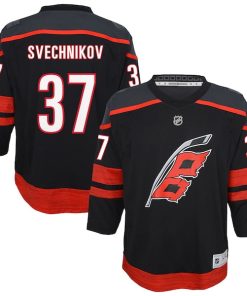 Andrei Svechnikov Carolina Hurricanes Youth Alternate Replica Player Jersey - Black