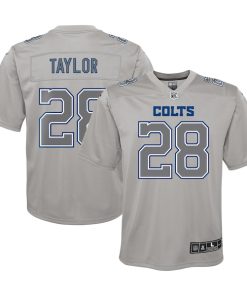 Jonathan Taylor Indianapolis Colts Nike Youth Atmosphere Game Jersey - Gray