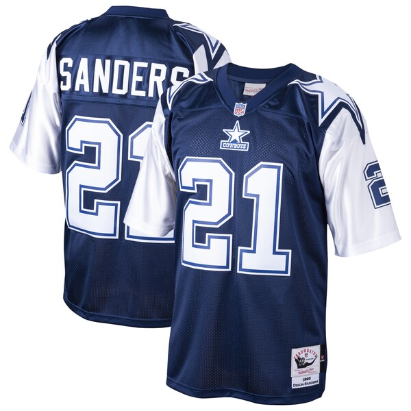 Deion Sanders Dallas Cowboys 1995 Authentic Jersey - Navy - Image 2