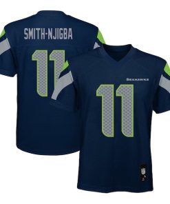 Jaxon Smith-Njigba Seattle Seahawks Youth Replica Player Jersey - College Navy