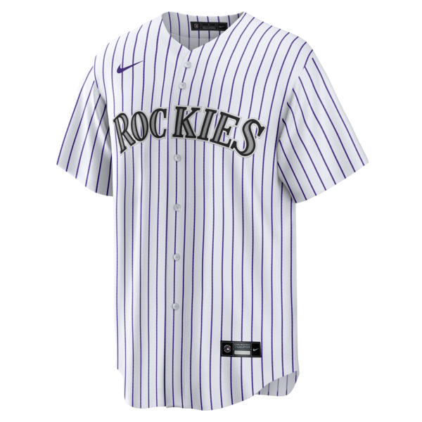 Todd Helton Colorado Rockies Nike Home Retired Player Replica Jersey - White - Image 2