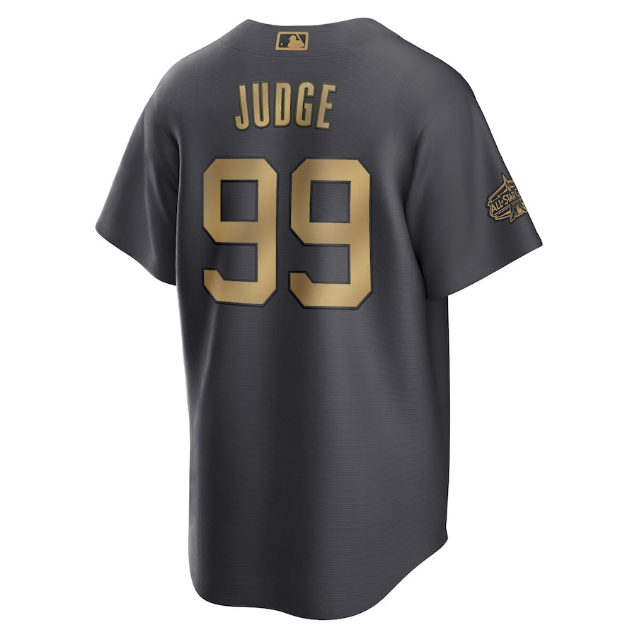 Aaron Judge New York Yankees Nike 2022 MLB All-Star Game Replica Player Jersey - Charcoal - Image 3