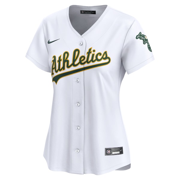 Oakland Athletics Nike Women's 2024 Jackie Robinson Day Home Limited Jersey?ยจC White - Image 2