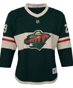 Alternative view of Marc-Andre Fleury Minnesota Wild Youth Replica Player Jersey - Green