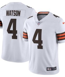 Deshaun Watson Cleveland Browns Nike 2020 Vapor Limited Jersey - White/Brown