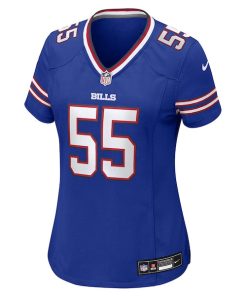 Alternative view of Michael Hoecht Buffalo Bills Nike Women's Team Game Jersey -  Royal