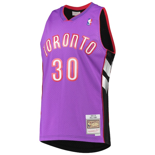Dell Curry Toronto Raptors 2001/02 Hardwood Classics Swingman Jersey - Purple - Image 2