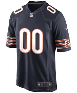 Alternative view of Chicago Bears Nike Custom Game Jersey - Navy
