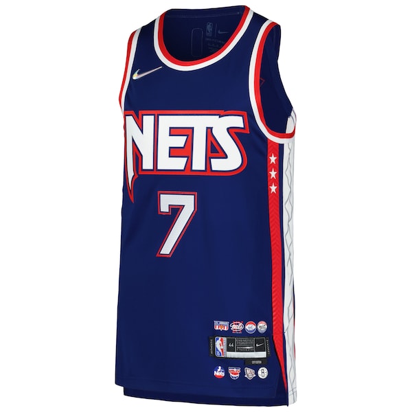 Kevin Durant Brooklyn Nets Nike Authentic Player Jersey - City Edition - Blue - Image 2
