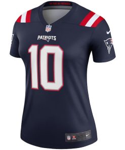 Alternative view of Mac Jones New England Patriots Nike Women's Legend Jersey - Navy