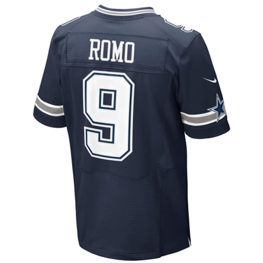 Tony Romo Dallas Cowboys Nike Classic Jersey - Navy Blue - Image 3