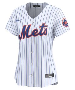 Alternative view of New York Mets Nike Women's Home Limited Jersey - White