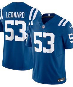Alternative view of Shaquille Leonard Indianapolis Colts Nike Vapor F.U.S.E. Limited Jersey - Royal/Blue/White