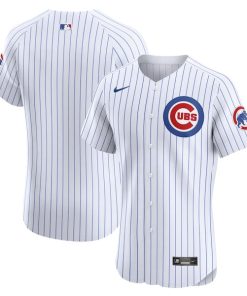 Chicago Cubs Nike Home Elite Jersey - White