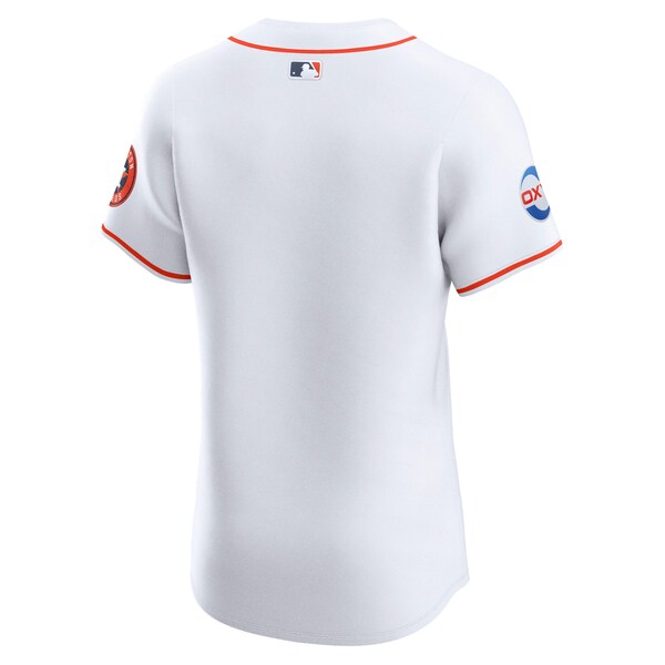 Houston Astros Nike Home Elite Jersey - White - Image 3