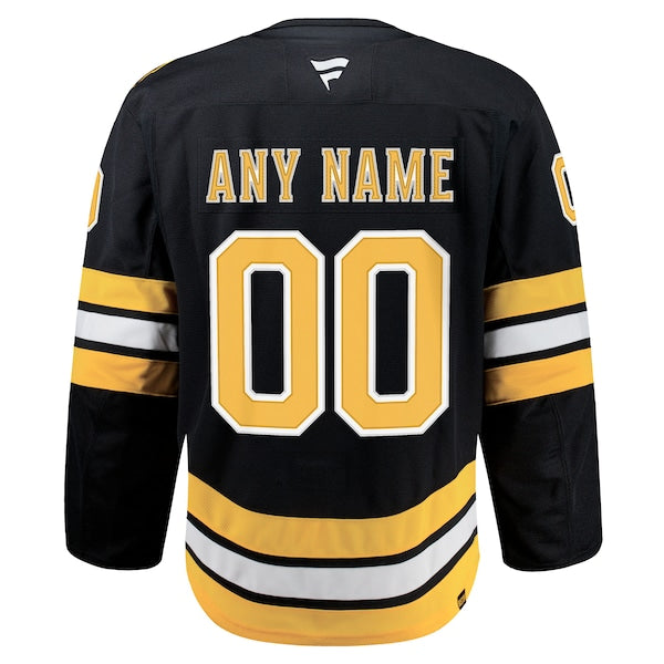 Boston Bruins Home Authentic Pro Custom Jersey - Black - Image 3