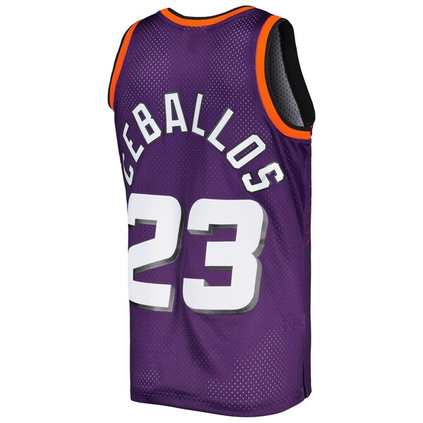 Cedric Ceballos Phoenix Suns 1992/93 Hardwood Classics Swingman Jersey - Purple - Image 3