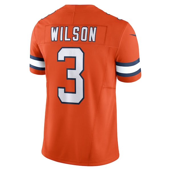 Russell Wilson Denver Broncos Nike Vapor F.U.S.E. Limited Jersey - Orange - Image 3