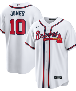 Chipper Jones Atlanta Braves Nike Home Retired Player Replica Jersey - White