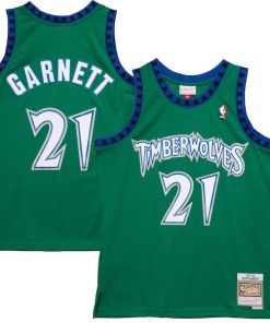 Kevin Garnett Minnesota Timberwolves 1997/98 Hardwood Classics Reload 2.0 Swingman Jersey - Green