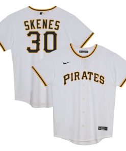 Paul Skenes Pittsburgh Pirates Nike Preschool Home Replica Player Jersey - White