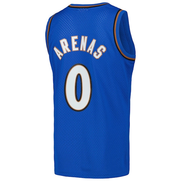 Gilbert Arenas Washington Wizards 2004/05 Hardwood Classics Swingman Jersey - Blue - Image 3