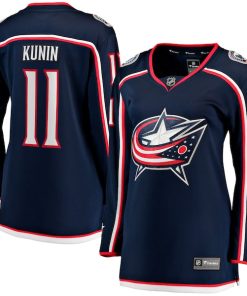 Luke Kunin Columbus Blue Jackets  Women's Home Breakaway Player Jersey - Navy
