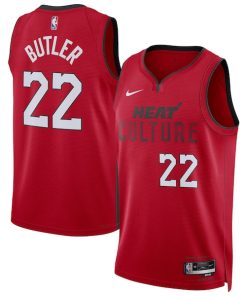 Jimmy Butler Miami Heat Nike Unisex 2024/25 Swingman Player Jersey - City Edition - Red