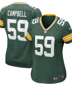 De'Vondre Campbell Green Bay Packers Nike Women's Game Jersey - Green