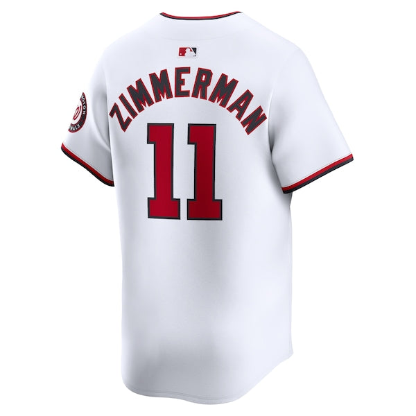 Ryan Zimmerman Washington Nationals Nike Home Limited Player Jersey - White - Image 3
