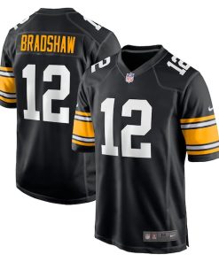 Terry Bradshaw Pittsburgh Steelers Nike Retired Player Jersey - Black