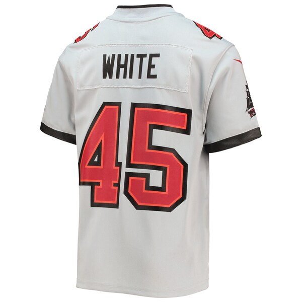 Devin White Tampa Bay Buccaneers Nike Youth Inverted Team Game Jersey - Gray - Image 2