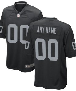 Las Vegas Raiders Nike Custom Game Jersey - Black