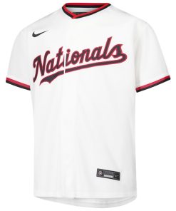 Alternative view of Washington Nationals Nike Youth Home Game Jersey - White