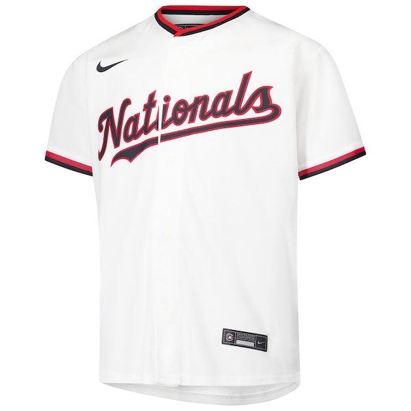 Washington Nationals Nike Youth Home Game Jersey - White - Image 2