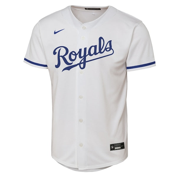 Bobby Witt Jr. Kansas City Royals Nike Youth Home Replica Player Jersey - White - Image 2