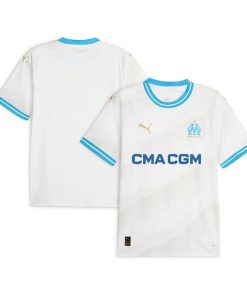 Olympique Marseille Puma 2023/24 Home Replica Jersey - White