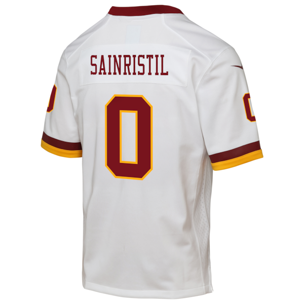 Mike Sainristil Washington Commanders Nike Youth Alternate 2 Game Jersey - White - Image 3