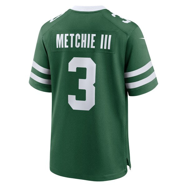 John Metchie III New York Jets Nike Team Game Jersey - Legacy Green - Image 2