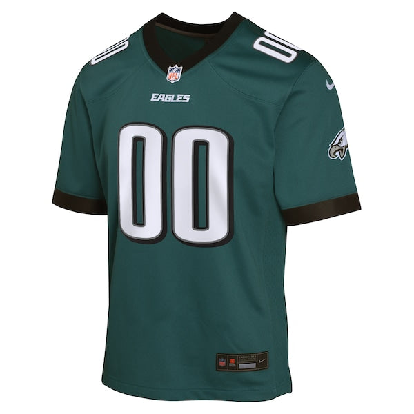 Philadelphia Eagles Nike Youth Custom Game Jersey - Midnight Green - Image 2