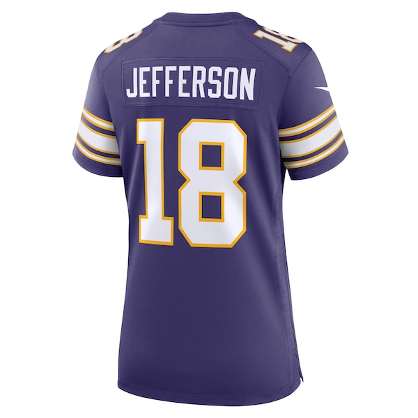 Justin Jefferson Minnesota Vikings Nike Women's Player Jersey - Purple - Image 3