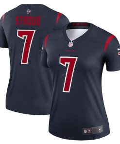 Alternative view of C.J. Stroud Houston Texans Nike Women's  Legend Jersey - Navy/Red