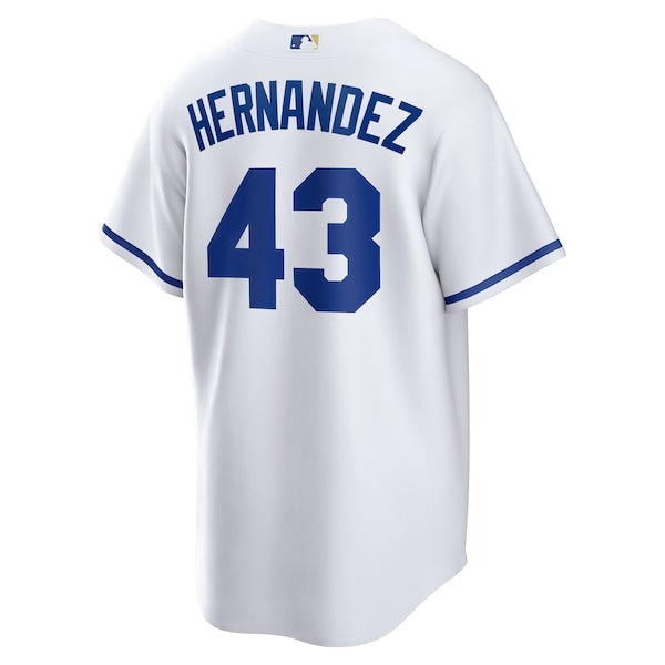 Carlos Hern¨¢ndez Kansas City Royals Nike Home Replica Player Jersey - White - Image 3