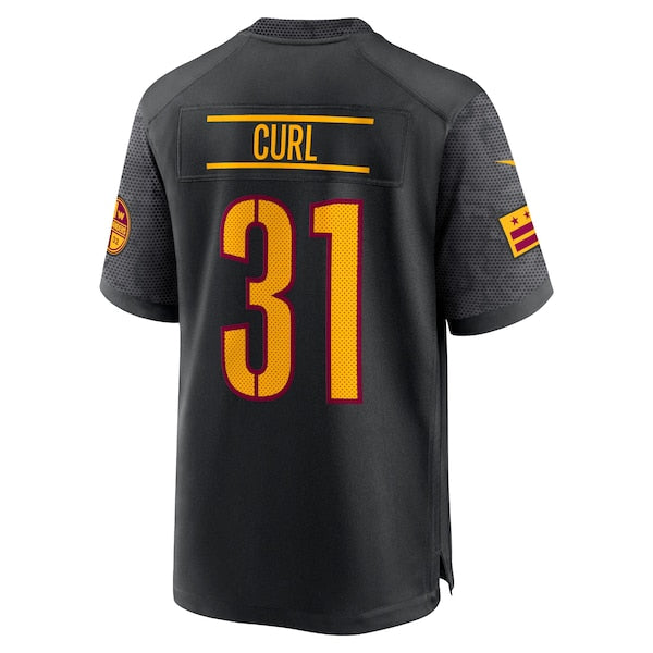 Kamren Curl Washington Commanders Nike Alternate Game Player Jersey - Black/Burgundy/White - Image 8