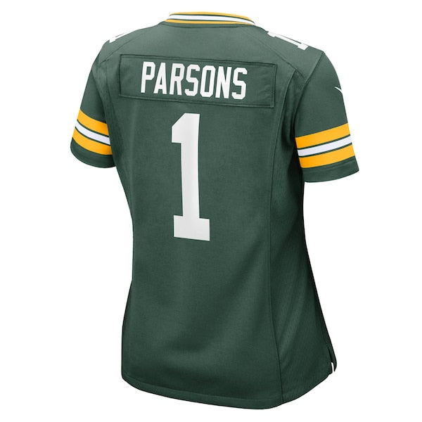 Women's Green Bay Packers Micah Parsons Nike Green Game Player Jersey - Image 3