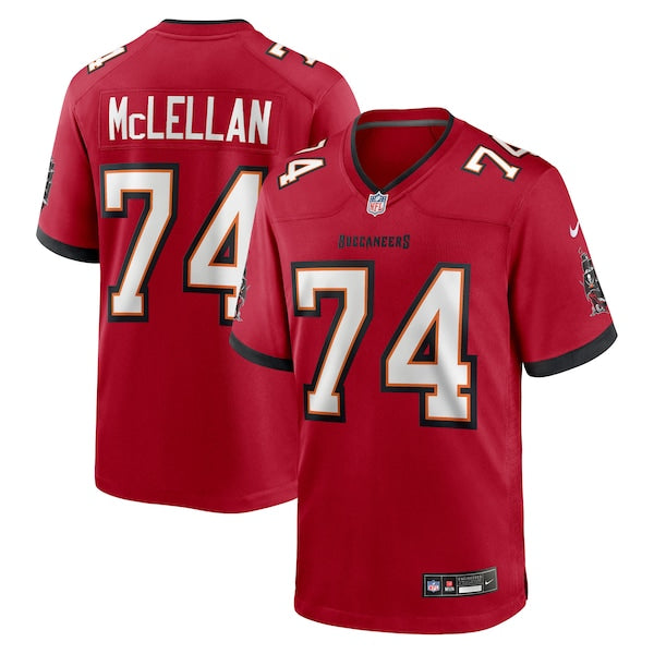 Tyler McLellan Tampa Bay Buccaneers Nike Team Game Jersey - Red