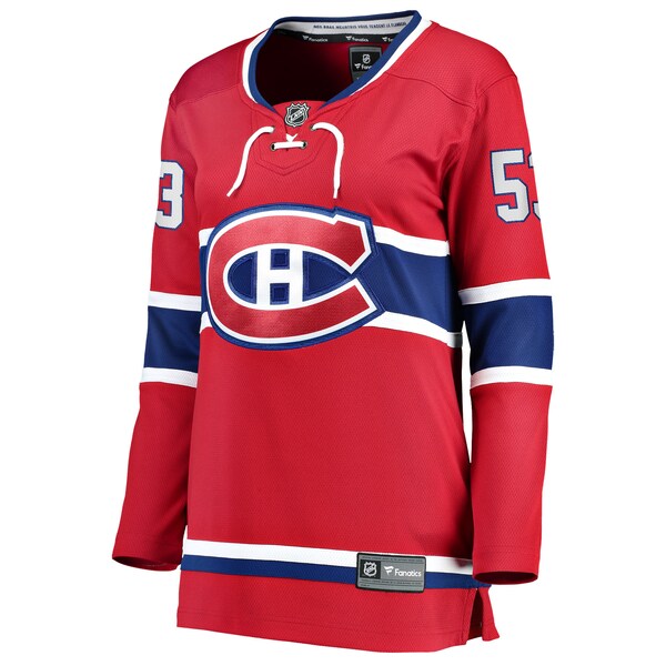 Noah Dobson Montreal Canadiens Women's Home Breakaway Jersey - Red - Image 2